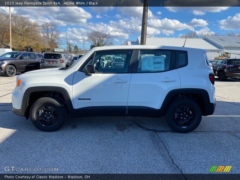 Alpine White / Black 2020 Jeep Renegade Sport 4x4