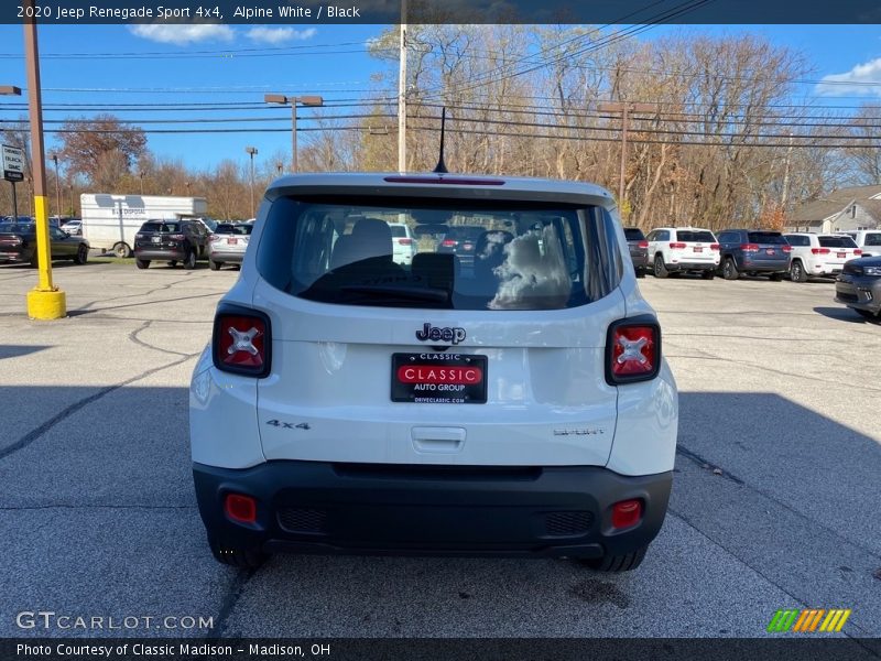 Alpine White / Black 2020 Jeep Renegade Sport 4x4