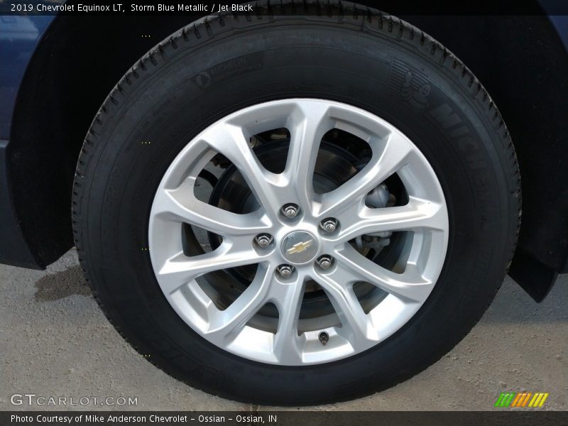 Storm Blue Metallic / Jet Black 2019 Chevrolet Equinox LT