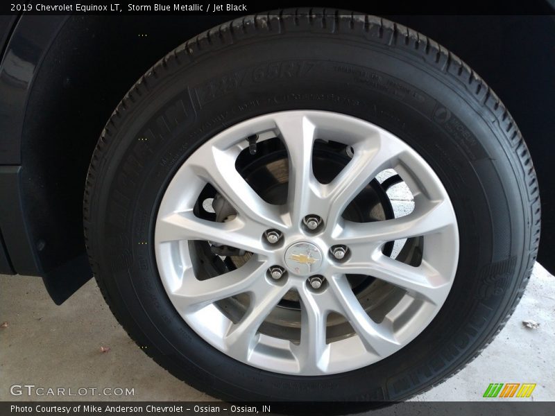 Storm Blue Metallic / Jet Black 2019 Chevrolet Equinox LT