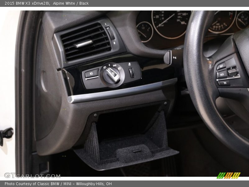 Alpine White / Black 2015 BMW X3 xDrive28i
