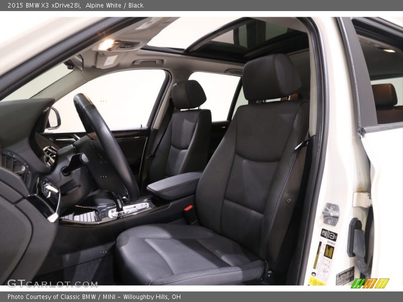 Alpine White / Black 2015 BMW X3 xDrive28i