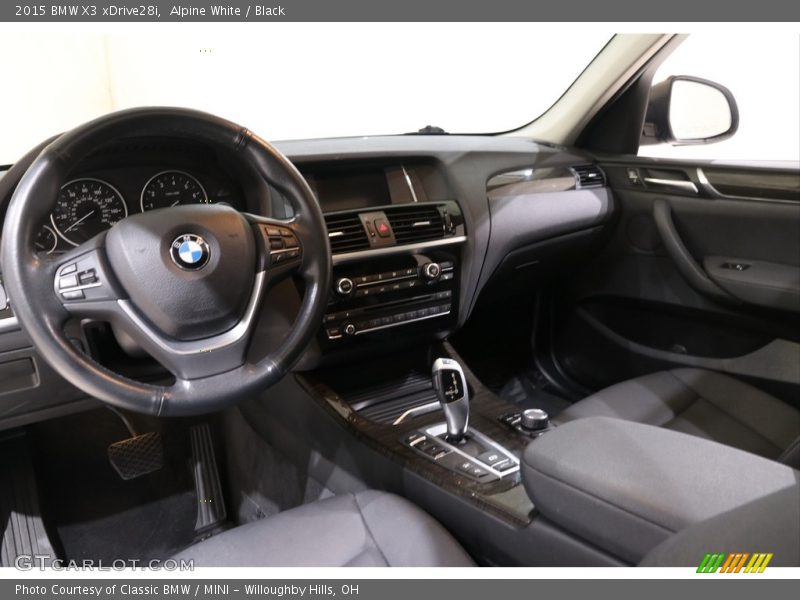 Alpine White / Black 2015 BMW X3 xDrive28i
