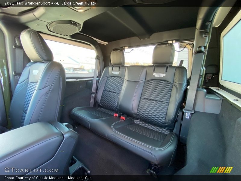 Rear Seat of 2021 Wrangler Sport 4x4