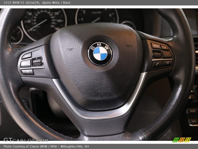 Alpine White / Black 2015 BMW X3 xDrive28i
