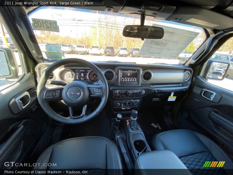  2021 Wrangler Sport 4x4 Black Interior