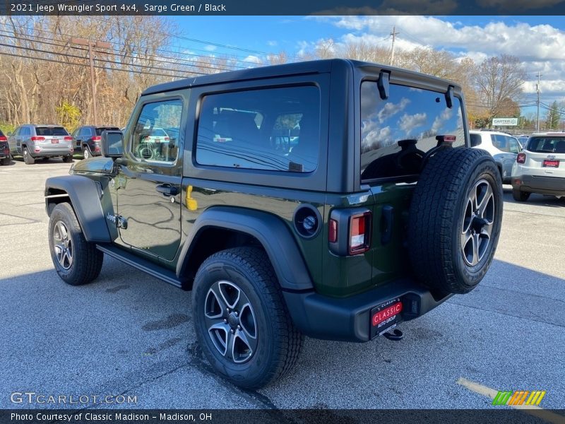 Sarge Green / Black 2021 Jeep Wrangler Sport 4x4