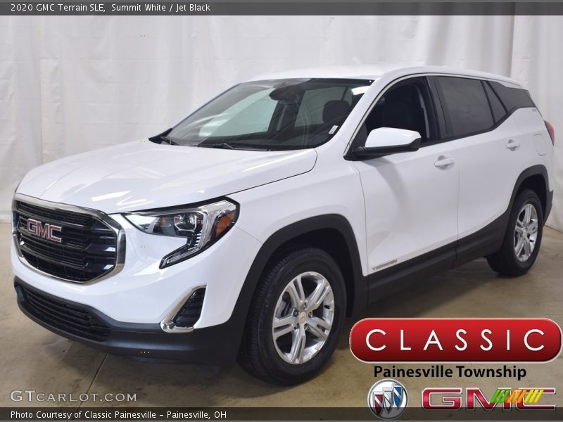 Summit White / Jet Black 2020 GMC Terrain SLE