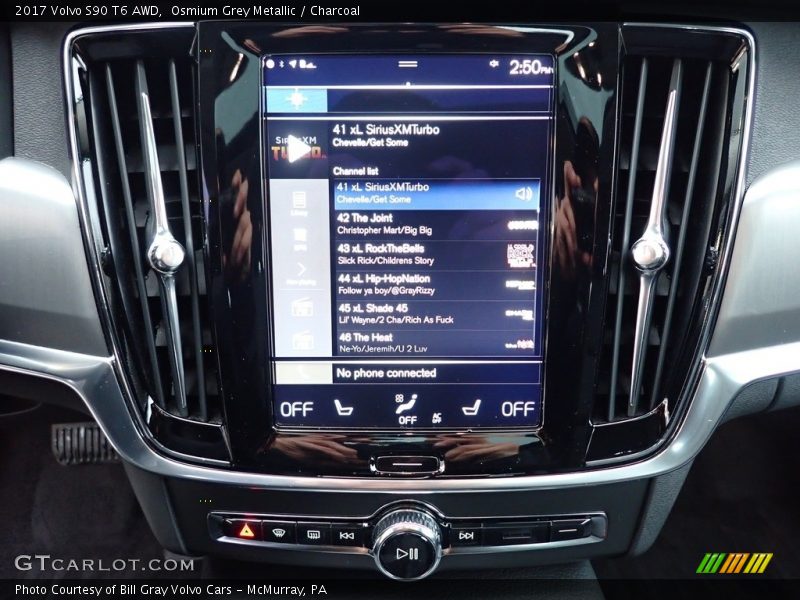 Controls of 2017 S90 T6 AWD
