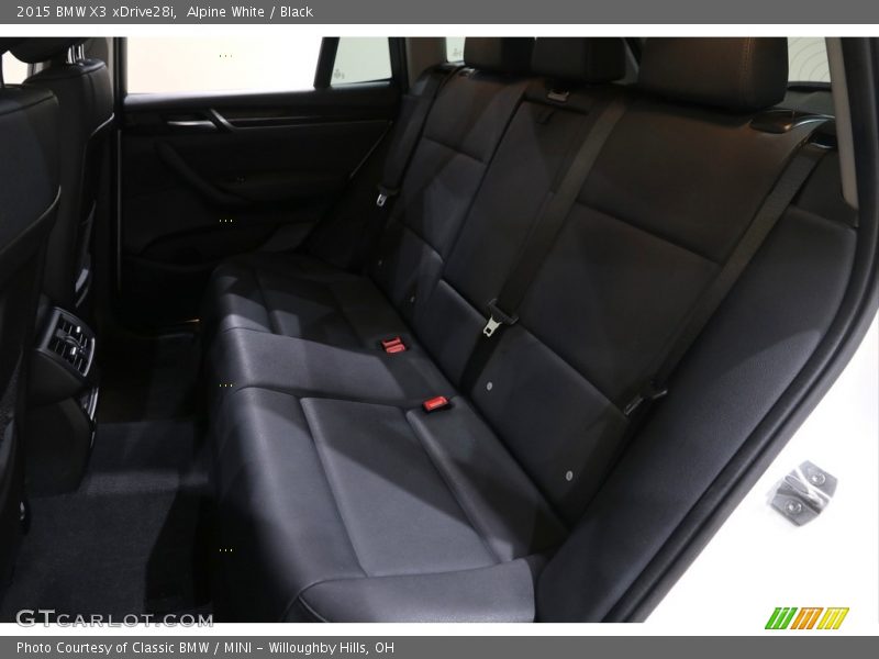 Alpine White / Black 2015 BMW X3 xDrive28i