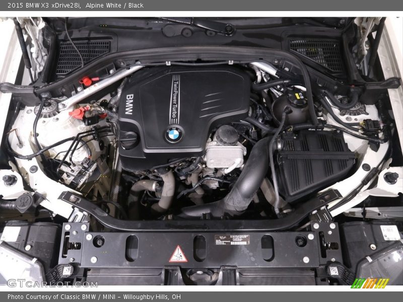 Alpine White / Black 2015 BMW X3 xDrive28i