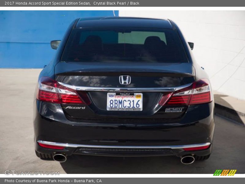 Crystal Black Pearl / Black 2017 Honda Accord Sport Special Edition Sedan