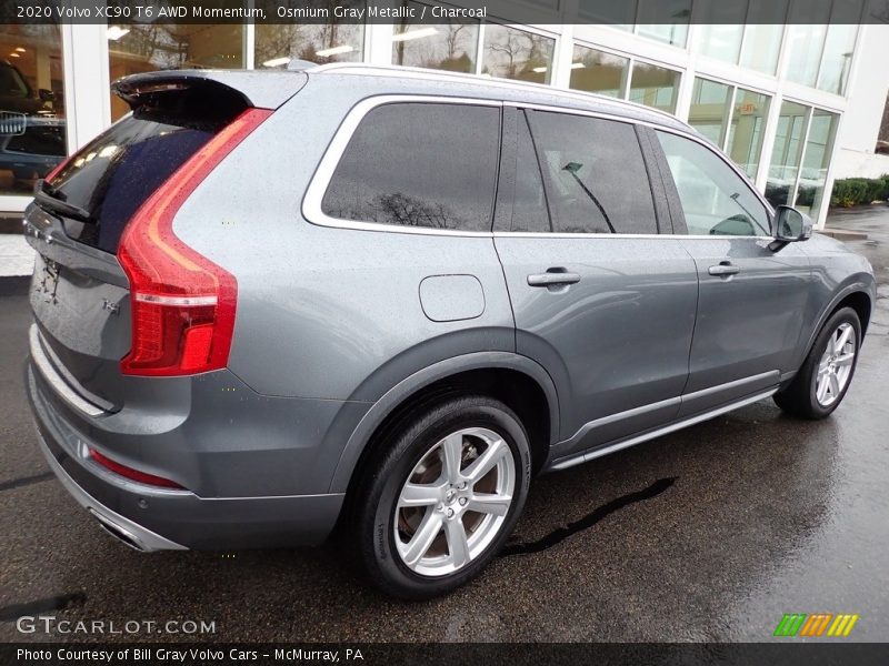 Osmium Gray Metallic / Charcoal 2020 Volvo XC90 T6 AWD Momentum