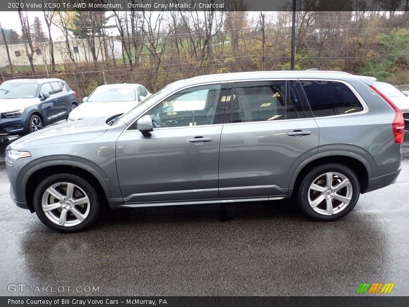 Osmium Gray Metallic / Charcoal 2020 Volvo XC90 T6 AWD Momentum