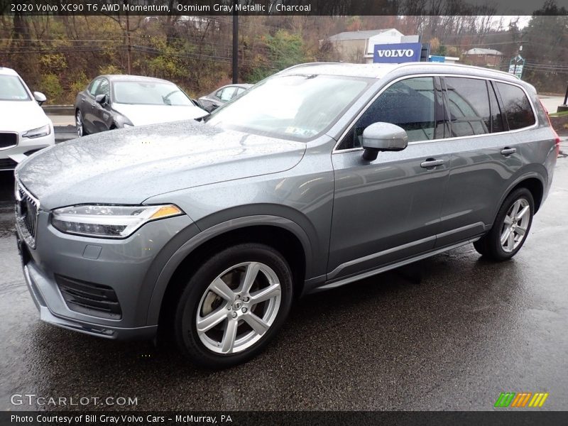 Osmium Gray Metallic / Charcoal 2020 Volvo XC90 T6 AWD Momentum