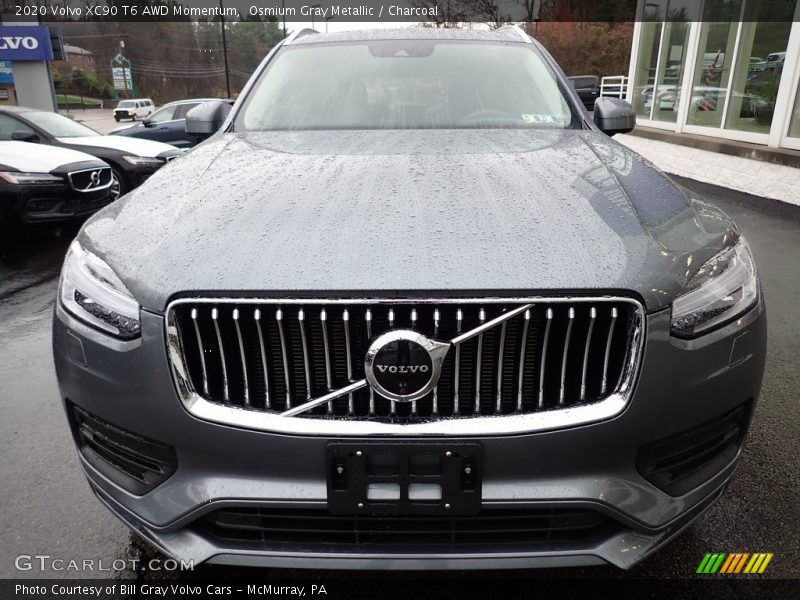 Osmium Gray Metallic / Charcoal 2020 Volvo XC90 T6 AWD Momentum
