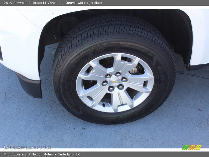 Summit White / Jet Black 2019 Chevrolet Colorado LT Crew Cab