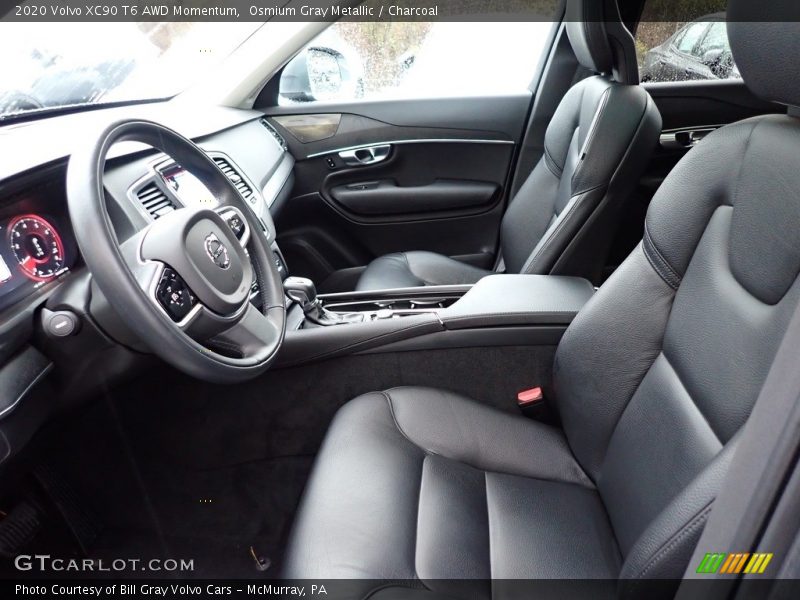 Osmium Gray Metallic / Charcoal 2020 Volvo XC90 T6 AWD Momentum