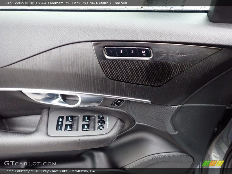 Osmium Gray Metallic / Charcoal 2020 Volvo XC90 T6 AWD Momentum