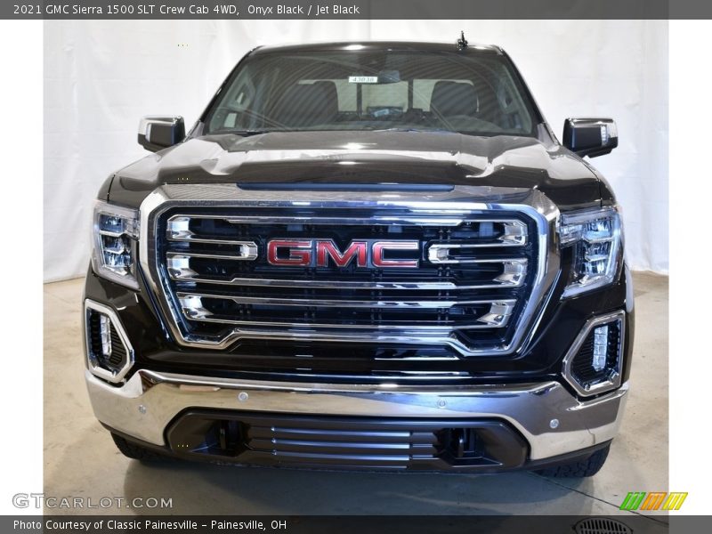 Onyx Black / Jet Black 2021 GMC Sierra 1500 SLT Crew Cab 4WD