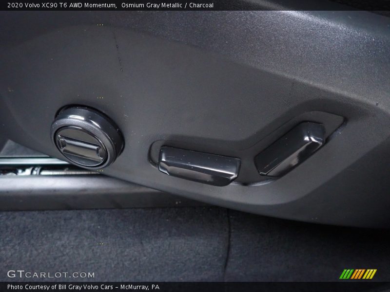 Osmium Gray Metallic / Charcoal 2020 Volvo XC90 T6 AWD Momentum