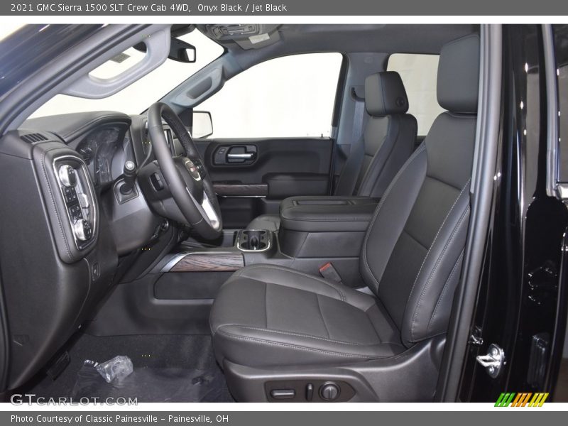 Onyx Black / Jet Black 2021 GMC Sierra 1500 SLT Crew Cab 4WD