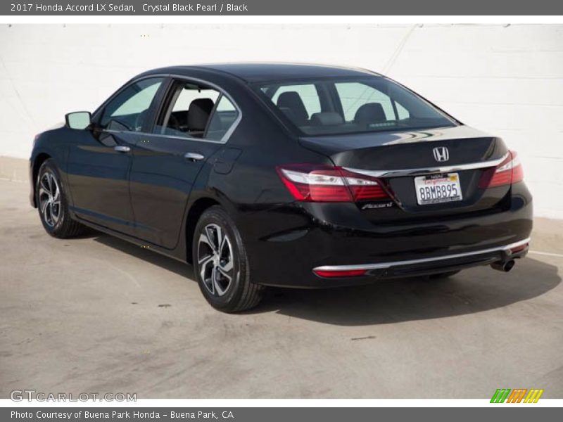 Crystal Black Pearl / Black 2017 Honda Accord LX Sedan