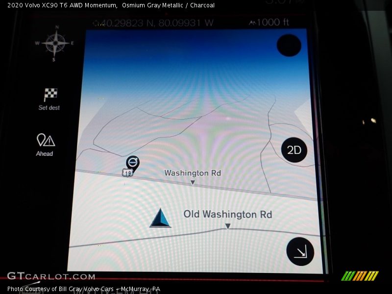Osmium Gray Metallic / Charcoal 2020 Volvo XC90 T6 AWD Momentum