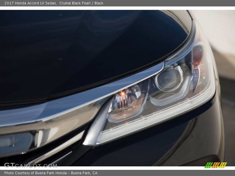 Crystal Black Pearl / Black 2017 Honda Accord LX Sedan