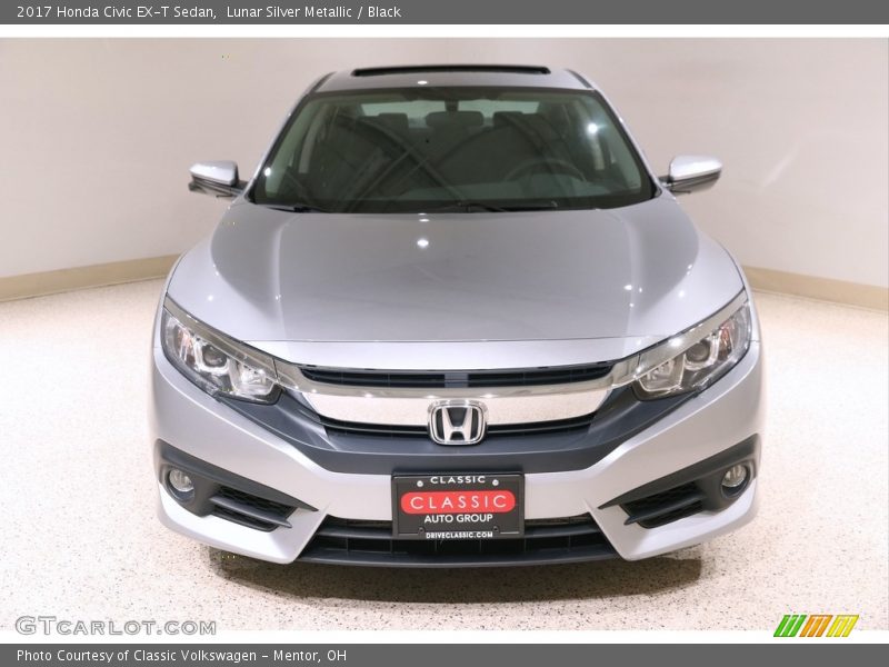 Lunar Silver Metallic / Black 2017 Honda Civic EX-T Sedan