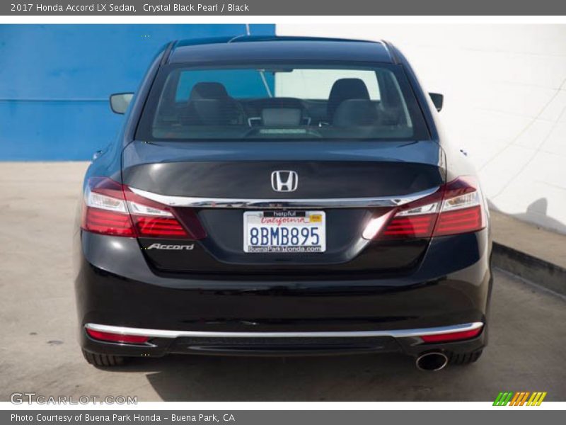Crystal Black Pearl / Black 2017 Honda Accord LX Sedan
