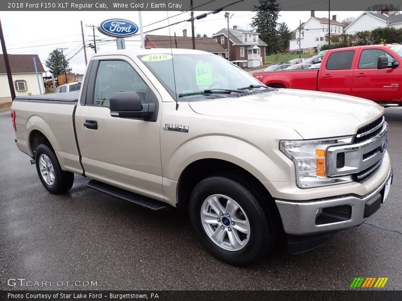 Front 3/4 View of 2018 F150 XLT Regular Cab