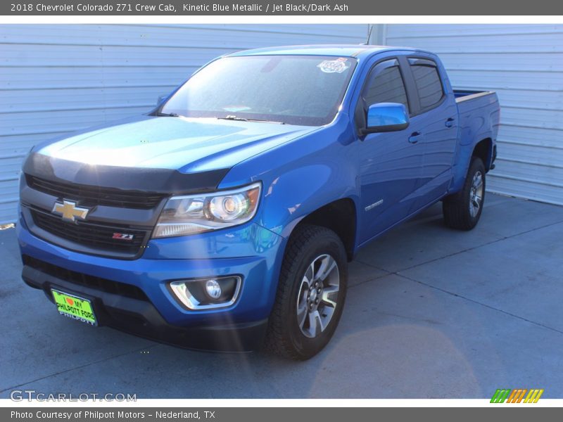Kinetic Blue Metallic / Jet Black/Dark Ash 2018 Chevrolet Colorado Z71 Crew Cab