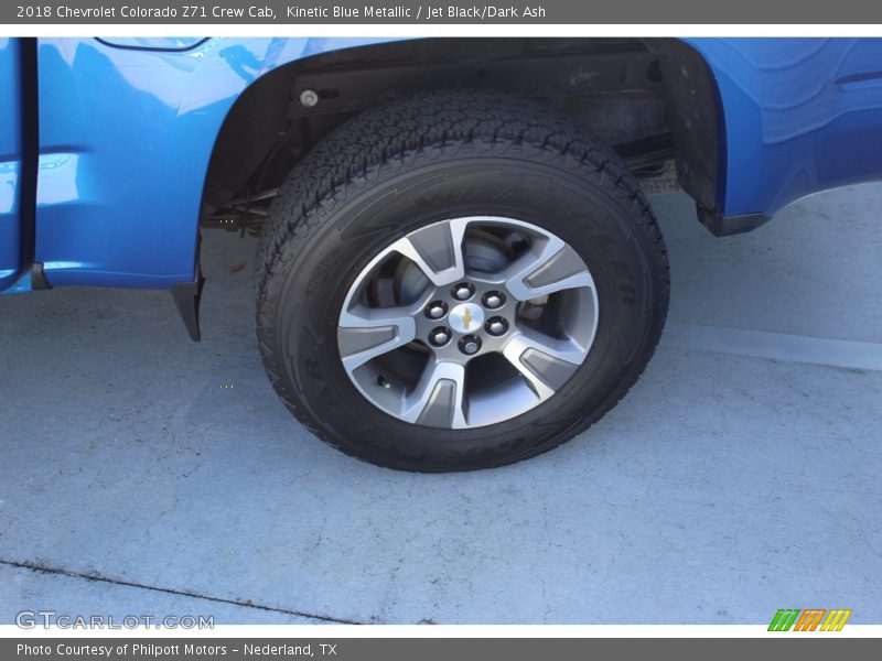 Kinetic Blue Metallic / Jet Black/Dark Ash 2018 Chevrolet Colorado Z71 Crew Cab
