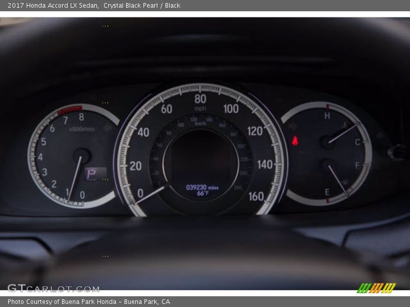  2017 Accord LX Sedan LX Sedan Gauges