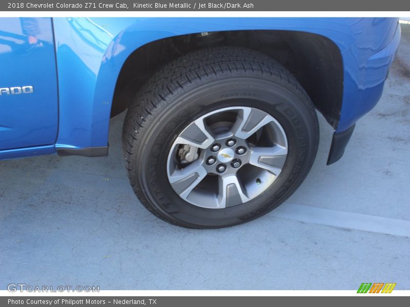 Kinetic Blue Metallic / Jet Black/Dark Ash 2018 Chevrolet Colorado Z71 Crew Cab