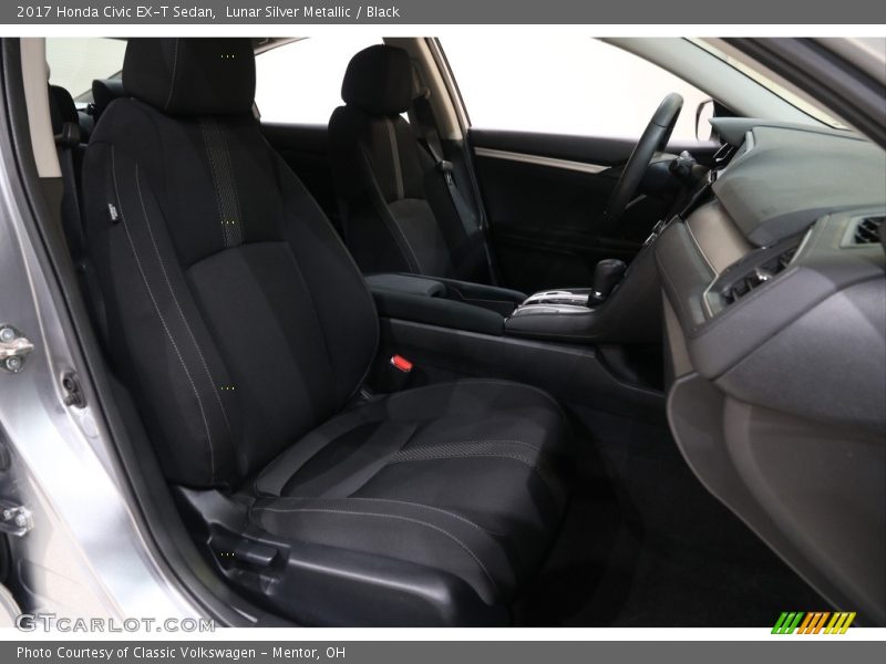 Lunar Silver Metallic / Black 2017 Honda Civic EX-T Sedan