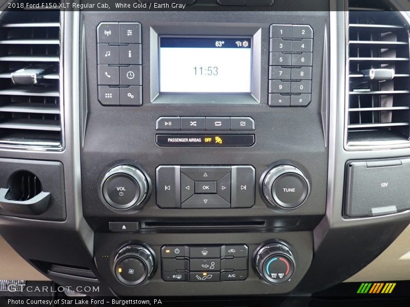 Controls of 2018 F150 XLT Regular Cab