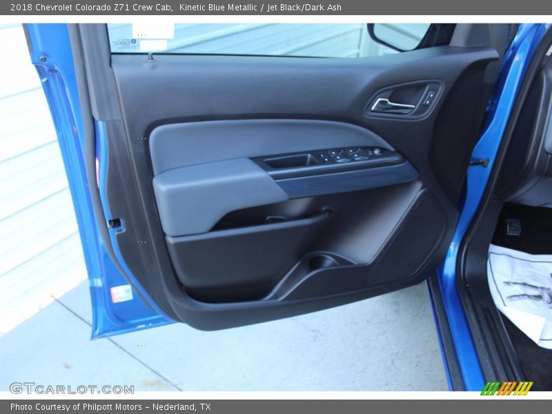 Kinetic Blue Metallic / Jet Black/Dark Ash 2018 Chevrolet Colorado Z71 Crew Cab