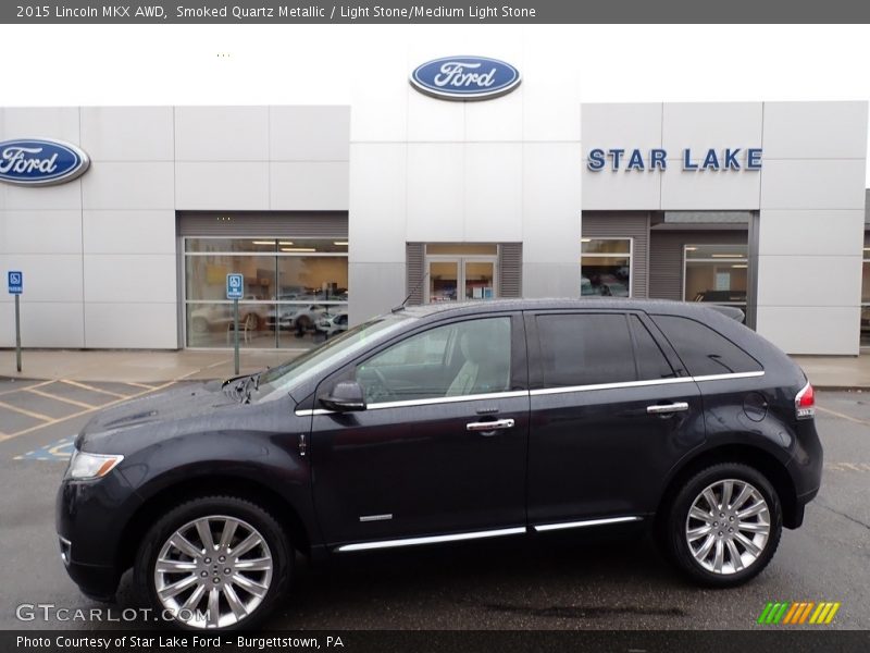 Smoked Quartz Metallic / Light Stone/Medium Light Stone 2015 Lincoln MKX AWD