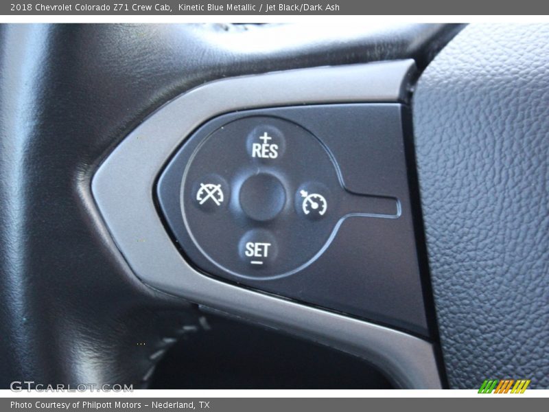 Kinetic Blue Metallic / Jet Black/Dark Ash 2018 Chevrolet Colorado Z71 Crew Cab