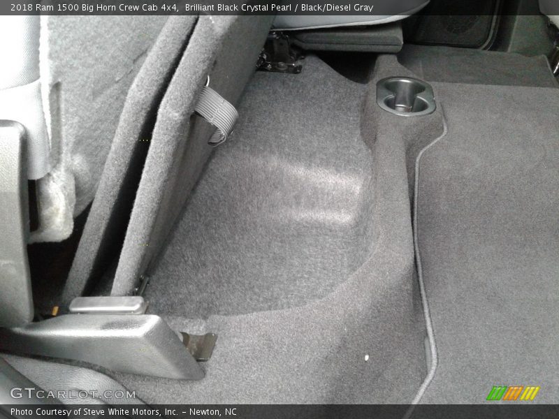 Brilliant Black Crystal Pearl / Black/Diesel Gray 2018 Ram 1500 Big Horn Crew Cab 4x4