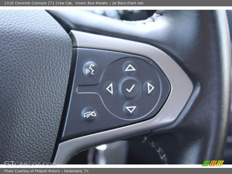 Kinetic Blue Metallic / Jet Black/Dark Ash 2018 Chevrolet Colorado Z71 Crew Cab