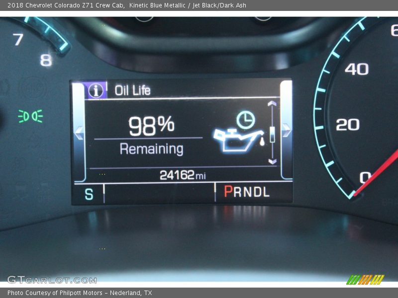 Kinetic Blue Metallic / Jet Black/Dark Ash 2018 Chevrolet Colorado Z71 Crew Cab