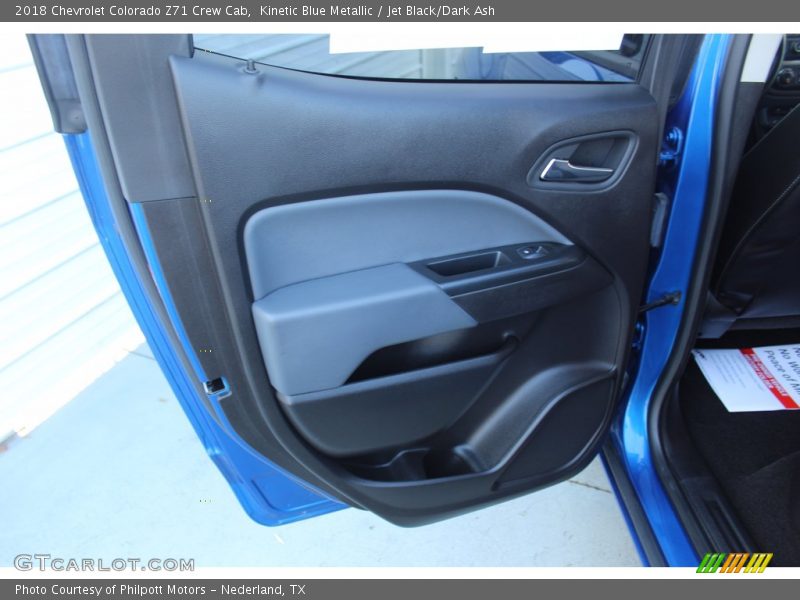 Kinetic Blue Metallic / Jet Black/Dark Ash 2018 Chevrolet Colorado Z71 Crew Cab