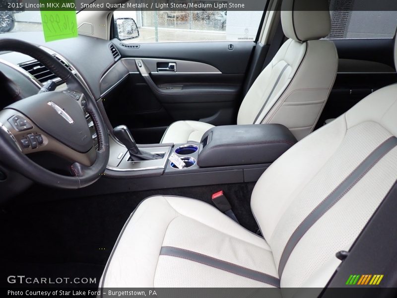  2015 MKX AWD Light Stone/Medium Light Stone Interior