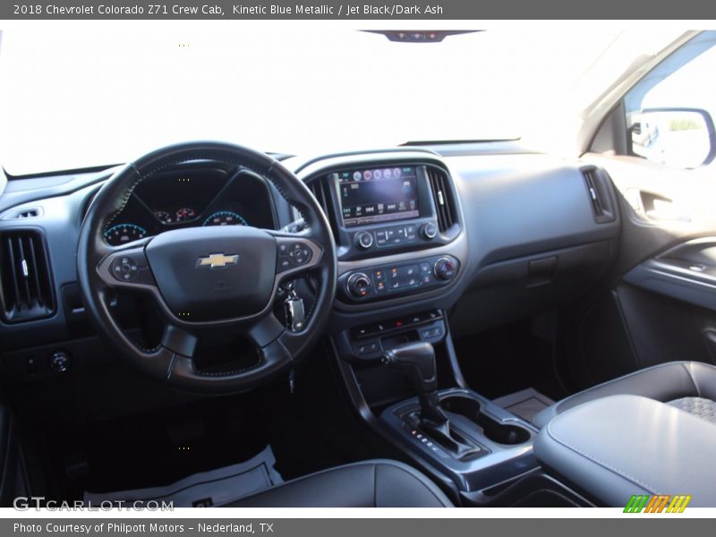 Kinetic Blue Metallic / Jet Black/Dark Ash 2018 Chevrolet Colorado Z71 Crew Cab