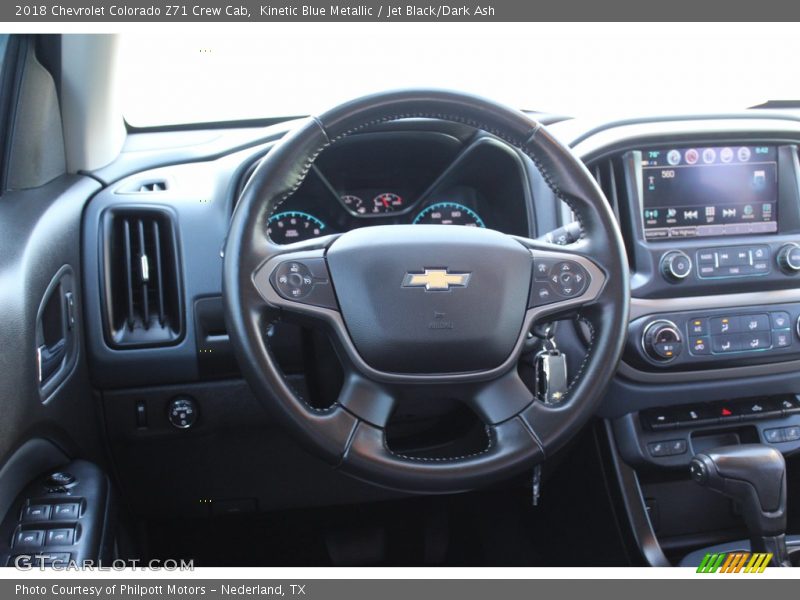 Kinetic Blue Metallic / Jet Black/Dark Ash 2018 Chevrolet Colorado Z71 Crew Cab
