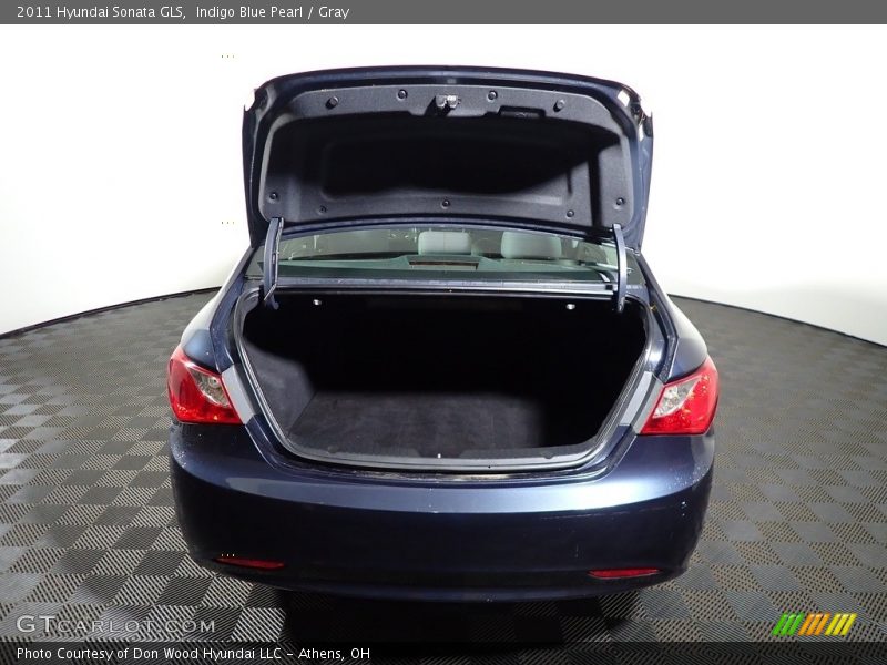 Indigo Blue Pearl / Gray 2011 Hyundai Sonata GLS