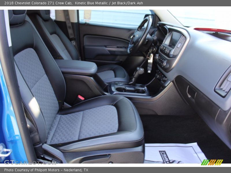 Kinetic Blue Metallic / Jet Black/Dark Ash 2018 Chevrolet Colorado Z71 Crew Cab